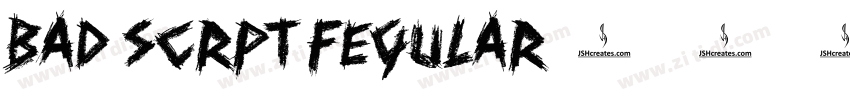 Bad scrpt fegular字体转换